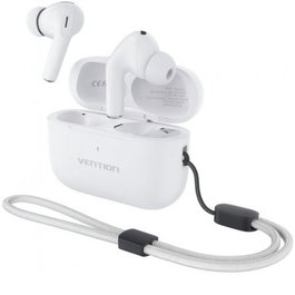 Vention Echo Lite E11 Pro Auriculares Bluetooth con Estuche de Carga, Autonomía, Blancos